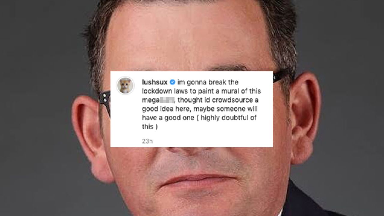 ‘Meme Artist’ Lushsux Bragged About Breaking Curfew To Paint A Mural Of ‘Megac*nt’ Dan Andrews