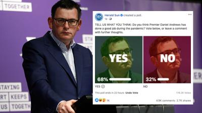 The Herald Sun Tried To Torpedo Dan Andrews With A Popularity Poll & It Did Not Go Well