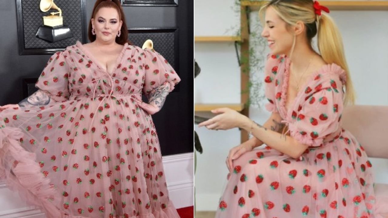 Tess Holliday Slams Strawberry Dress Hype After Wearing To Grammys