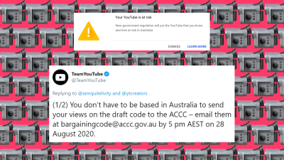 Google Is Now Enlisting YouTubers In Its Crusade Against The ACCC’s Proposed Media Code