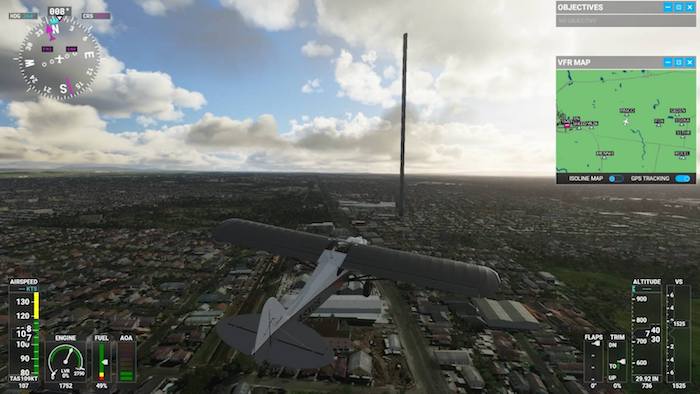 Microsoft Flight Simulator's mysterious Melbourne 212-storey skyscraper: is  it a tower, is it a pole, is it a typo?, Games