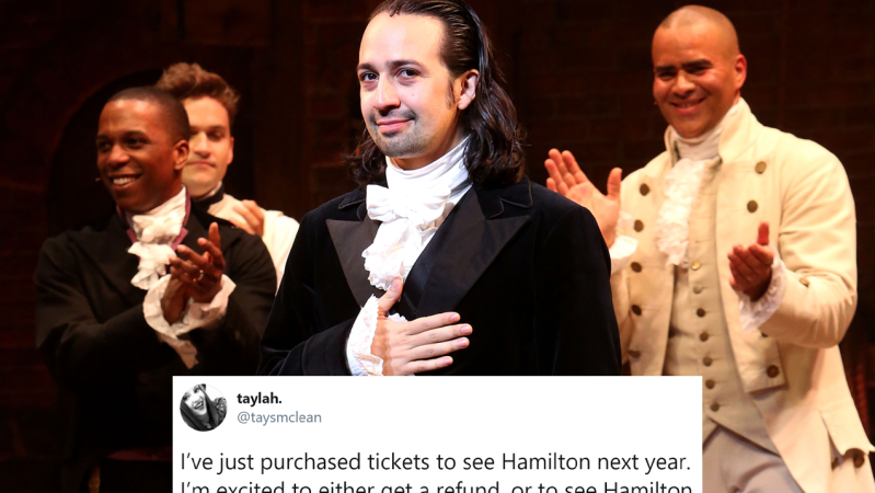 Tix For The Sydney Season Of Hamilton Went On Sale Today & 2020 Actually Gave Us This One