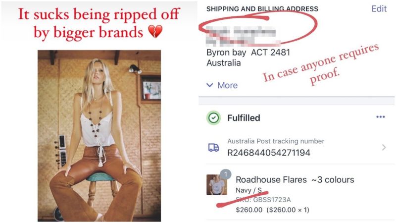 Byron Bay Fashion Label Golden Brown Claims Another Brand “Ripped Off” Their Design