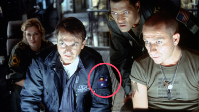 Twitter Has Unearthed A Beaut Bit Of Trivia About Sam Neill & The Aussie Flag In Event Horizon