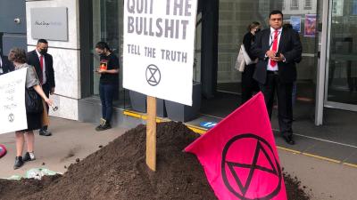 Sydney Climate Protesters Get Extremely Literal By Dumping ‘Bullshit’ At News Corp’s Office