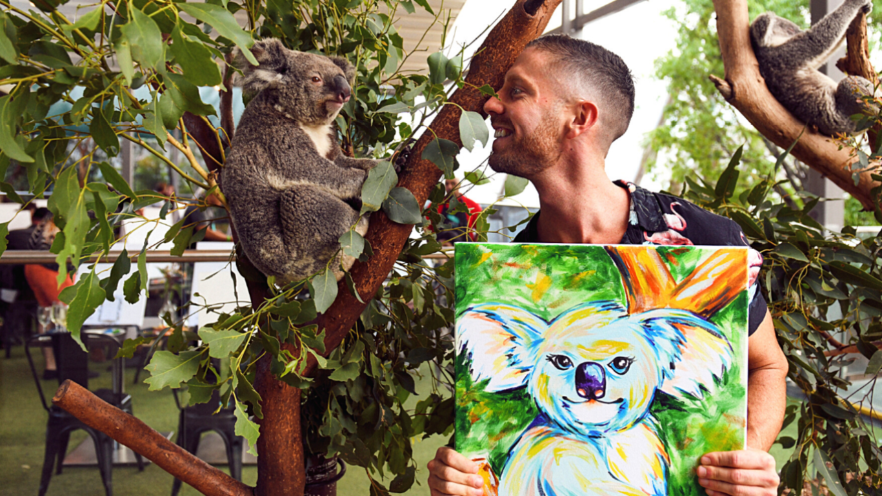 Sydney: A Koala Painting Class With Bottomless Bubbly & Wholesome Vibes Exists So Call Yr BFF