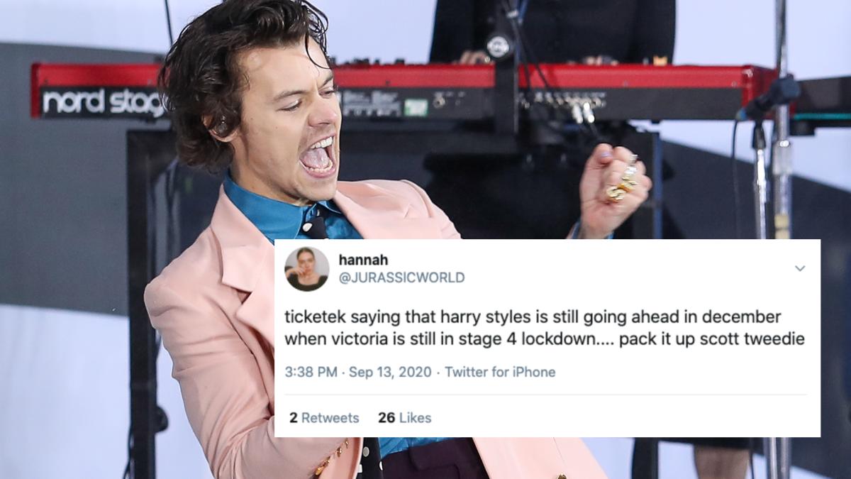 harry styles tour not cancelled
