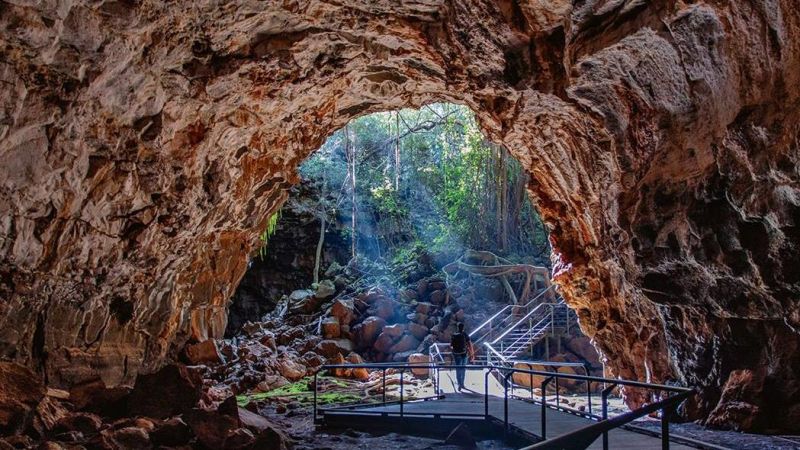 Chuck This Cave Made Out Of Lava On Your Bucket List & No, The Lava Isn’t Hot
