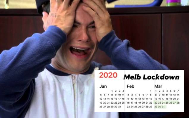 melbourne lockdown calendar