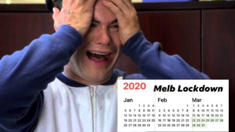 Someone Has Turned The Melb Lockdown Into A 2020 Calendar & The Visual Really Hits Different