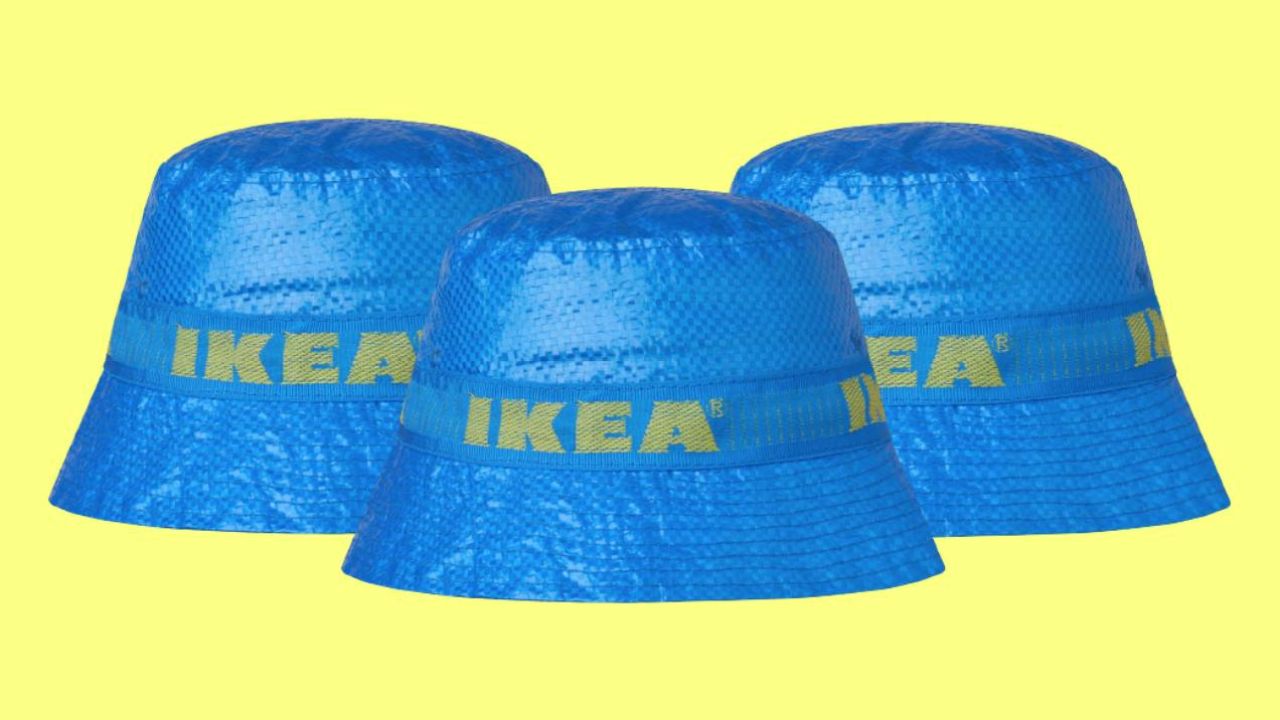 IKEA Is Selling Bucket Hats Made From Its Iconic Bags & The Summer Sesh Is A Flatpack Now