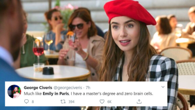 This Red Hot Twitter Thread Points Out Every Social Media Marketing Error In Emily In Paris S1