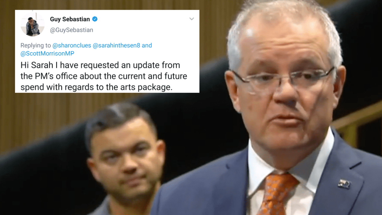 Even Guy Sebastian Is Asking Scott Morrison Where TF That $250 Million Arts Package Disappeared To