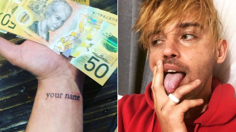Ex-Janoskian Beau Brooks Conned 93 Fans Into Paying Him For ‘Your Name’ Tattooed On His Arm