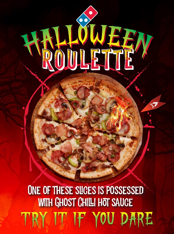 Halloween Domino's Roulette Pizza