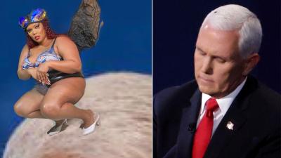 Lizzo Just Won Halloween By Going As A Sexy Fly Grinding On Mike Pence’s Silver Head Of Hair