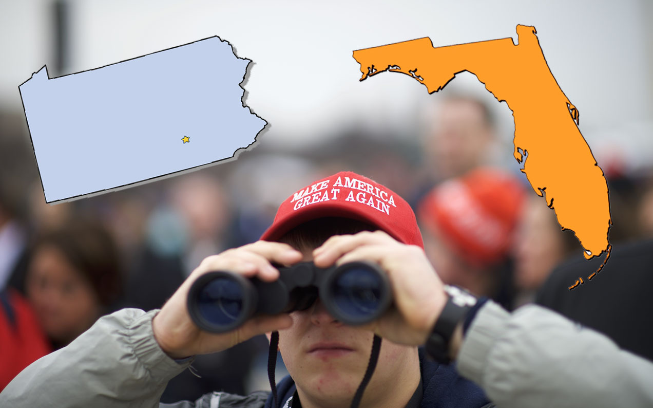 US Election Florida Pennsylvania Trump Biden