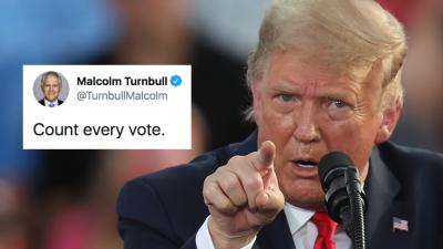 Australian Pollies Are Now Calling For A ‘Peaceful Transfer Of Power’ In The US Of Fucking A