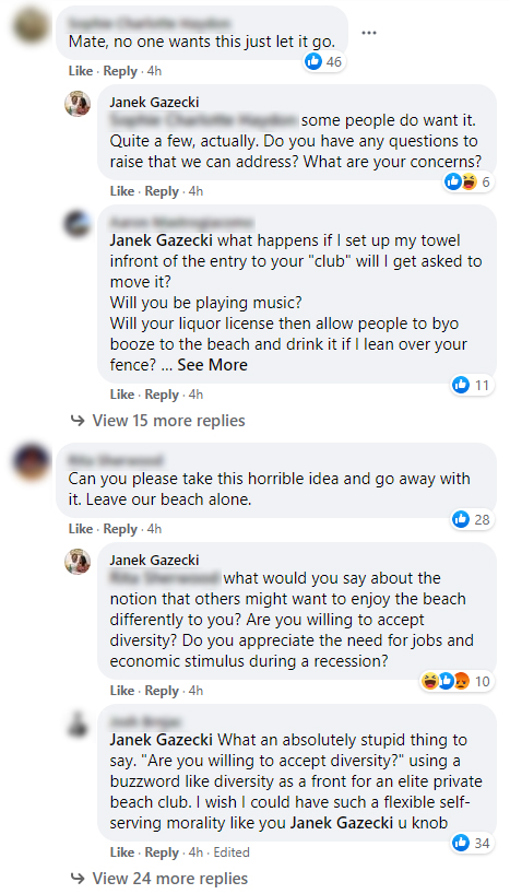 The Guy Who Wants To Rope Off Part Of Bondi Defended The Idea Online & Got Savaged By Locals