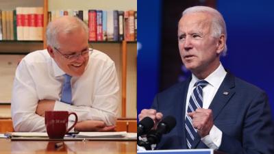 Morrison & Biden’s First Post-Election Call Proves They’re Wildly Different On Climate Change