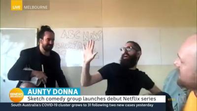 Aunty Donna Did A Whole Brekkie TV Interview Via Interpretive Dance & I’m Truly Not Surprised