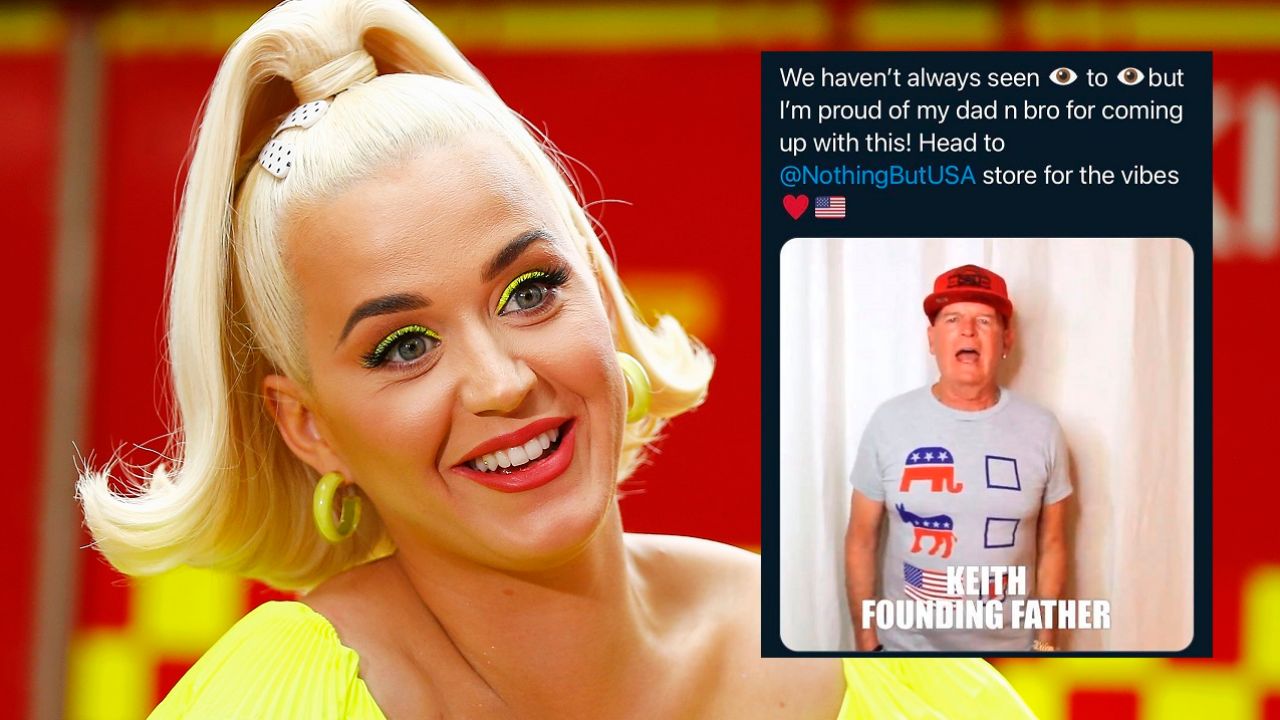Help Me, I Can’t Stop Watching This Cursed Video Of Katy Perry’s Dad Flogging T-Shirts