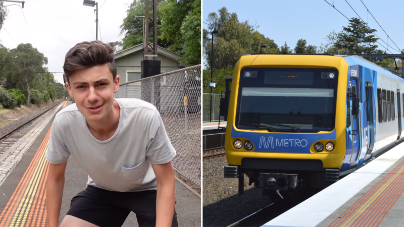 Watch This Melbourne YouTuber Try To Outrun The Train Between Willison And Riversdale Stations