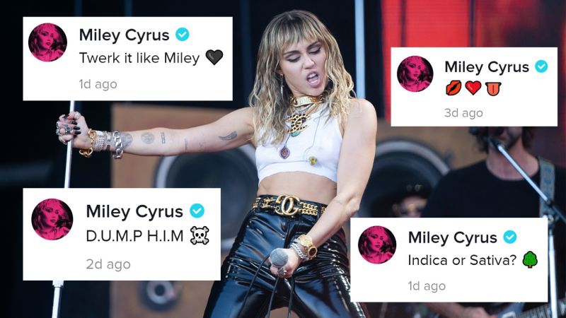 People Keep Summoning The Cowgirl Of Chaos Herself Miley Cyrus In Their TikTok Comments
