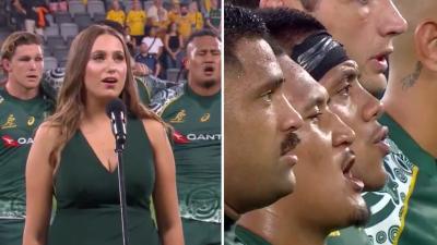 The Wallabies Sang The National Anthem In The Indigenous Eora Language At Saturday’s Test Match