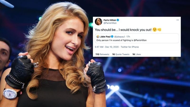Paris Hilton Just Said She’d Knock Out Jake Paul & Honestly, I’d Pay To See That
