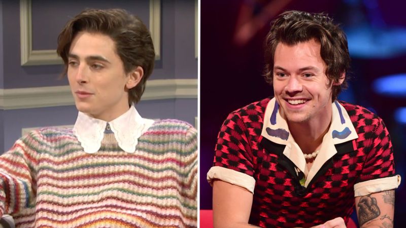Timothée Chalamet Acted As Harry Styles In An SNL Sketch Bc Perfection Must Play Perfection