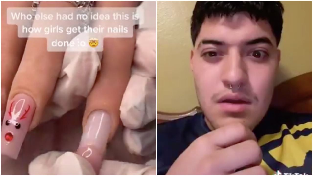 Acrylic Nails TikTok Confuses Men & Non-Nail Wearers Everywhere