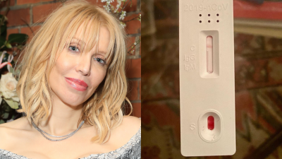 Courtney Love Claims Celebs Have Had Exclusive Access To At-Home Covid Test Kits For 6+ Months