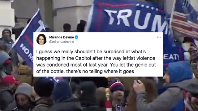 It’s Not Even 10AM And Miranda Devine Has Blamed The Trump Siege On Black Lives Matter