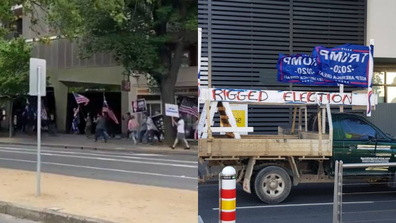 Sorry But Why The Fuck Were Pro-Trump Protesters Marching In Melbourne Last Night?