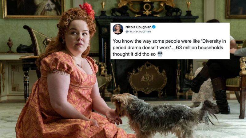 Nicola Coughlan Has Wiped The Floor With Everyone Who Thought Bridgerton Was Too Diverse