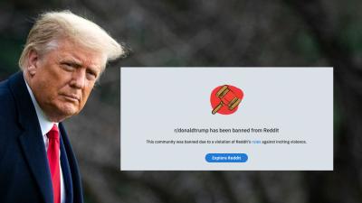 Even Reddit Has Banned r/DonaldTrump For ‘Inciting Violence’ Which Kind Of Says It All Really