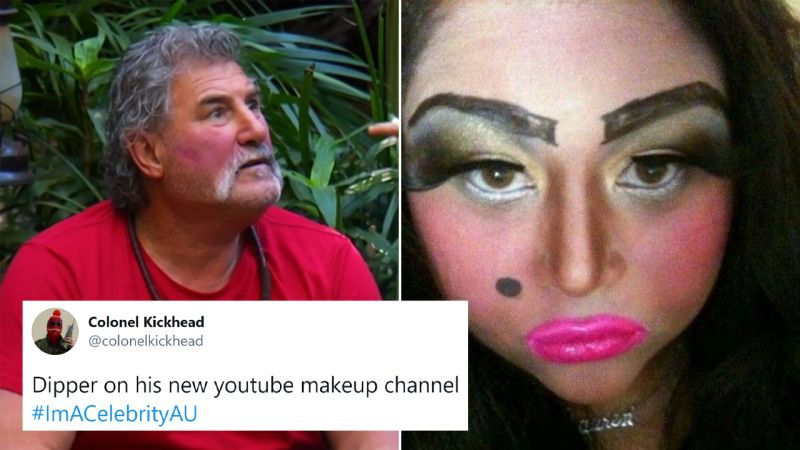 The Best Tweets From I’m A Celeb, After We Had To Endure Dipper’s Appalling Makeup Routine