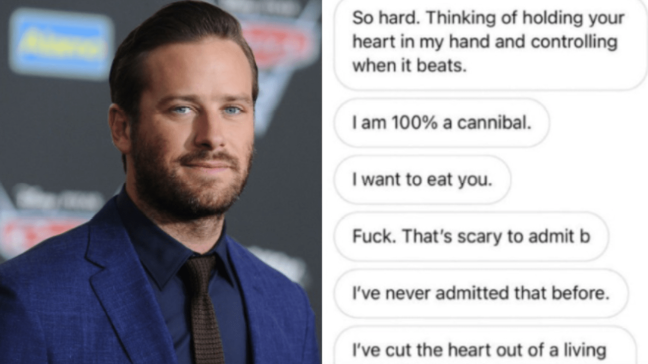 Everything You Need To Know About Armie Hammer & Those Graphic Screenshots Doing The Rounds