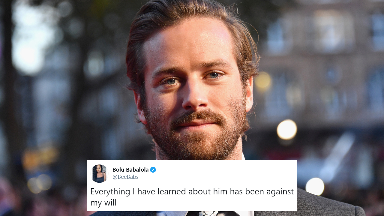 Click Here To See How The Internet Reacted To Armie Hammer Allegedly Being A Horny Cannibal