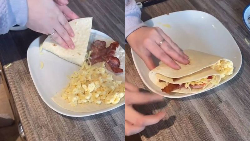 TikTok Is Rapt By This Genius Trick That Keeps Ingredients From Falling Out Of A Tortilla’s Ass