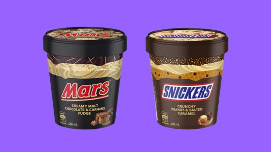 What A Time To Be Alive, Mars and Snickers Ice Cream Tubs Are Available And Ready For Your Gob