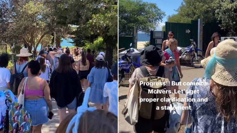 Protesters Held A Swim-In At The McIver’s Ladies Baths Against Transphobic Entry Policies