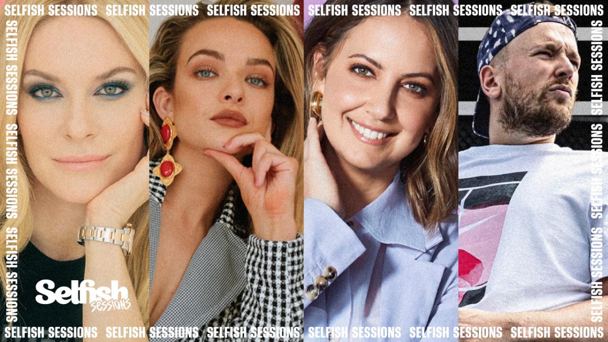 Leah McSweeney, Abbie Chatfield, Brooke Boney and Dylan Alcott for Selfish Sessions
