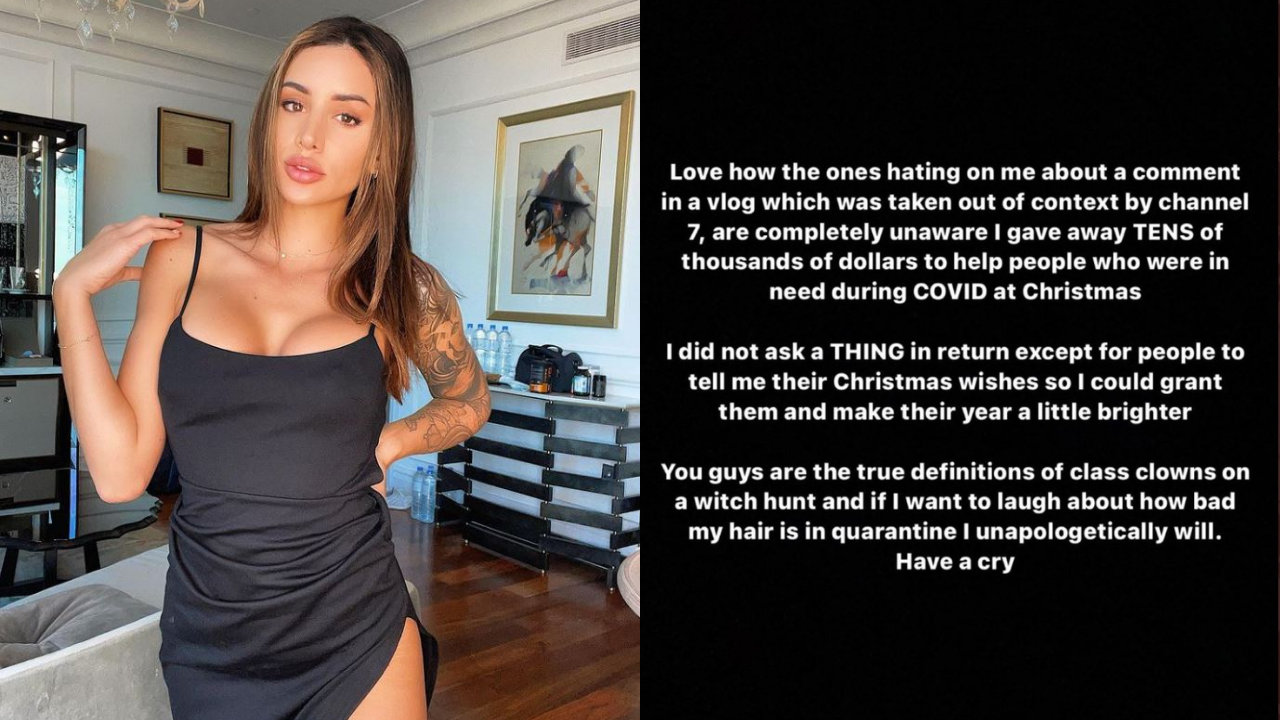 Bernard Tomic’s GF Claims She’s Getting Death Threats After Ch 7 Took Vlog ‘Out Of Context’