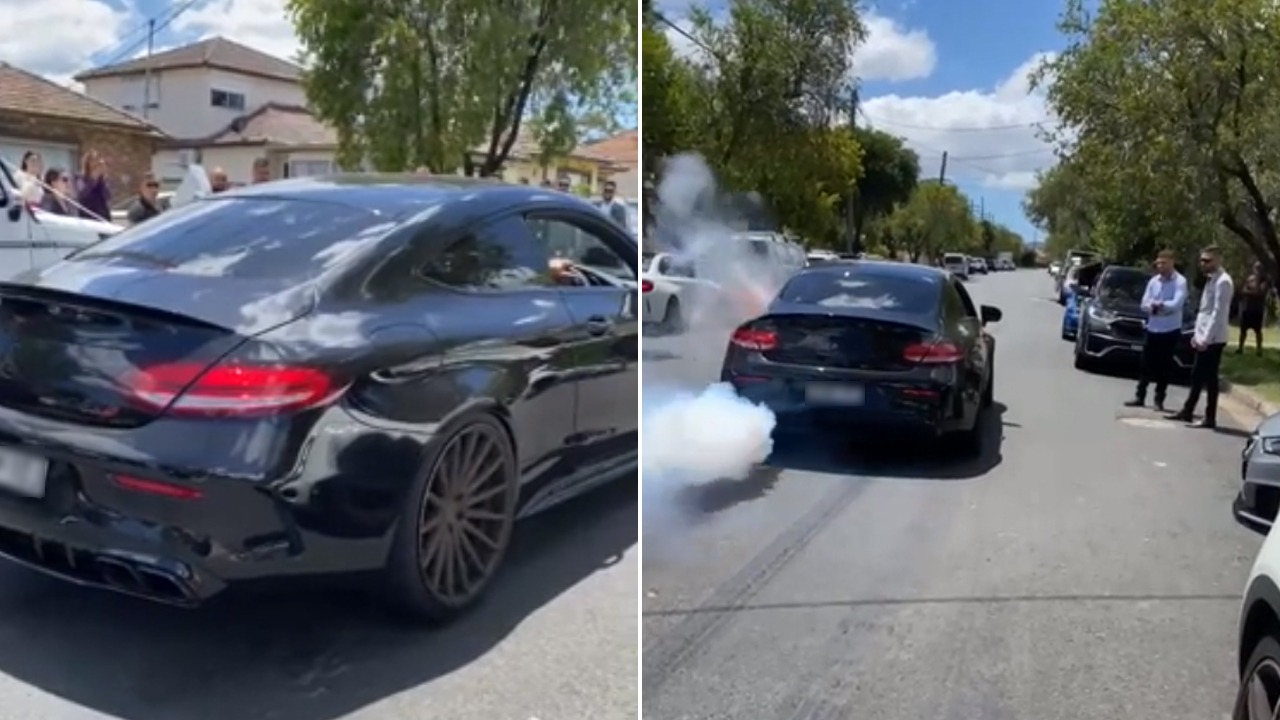 A 25 Y.O. Sydney Man’s Mercedes Burst Into Flames After He Tried (And Failed) To Do A Burnout