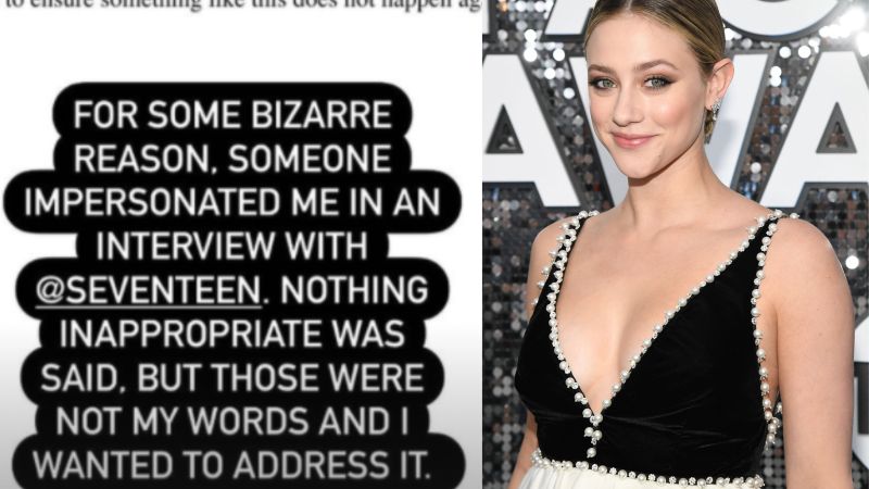 Lili Reinhart Has Responded To Whoever It Is Randomly Impersonating Her (???) In Interviews