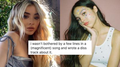 Sabrina Carpenter Is Now Denying Her New Song Is An Olivia Rodrigo Diss Track & Wait, What?