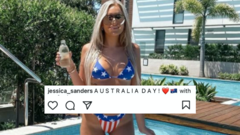 Influencer Quits Insta After Getting Dragged For Wearing American Flag Bikini On Jan 26