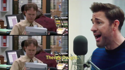 John Krasinski Gave The Office Theme Song Actual Lyrics & Of Course He Sledged Dwight In It